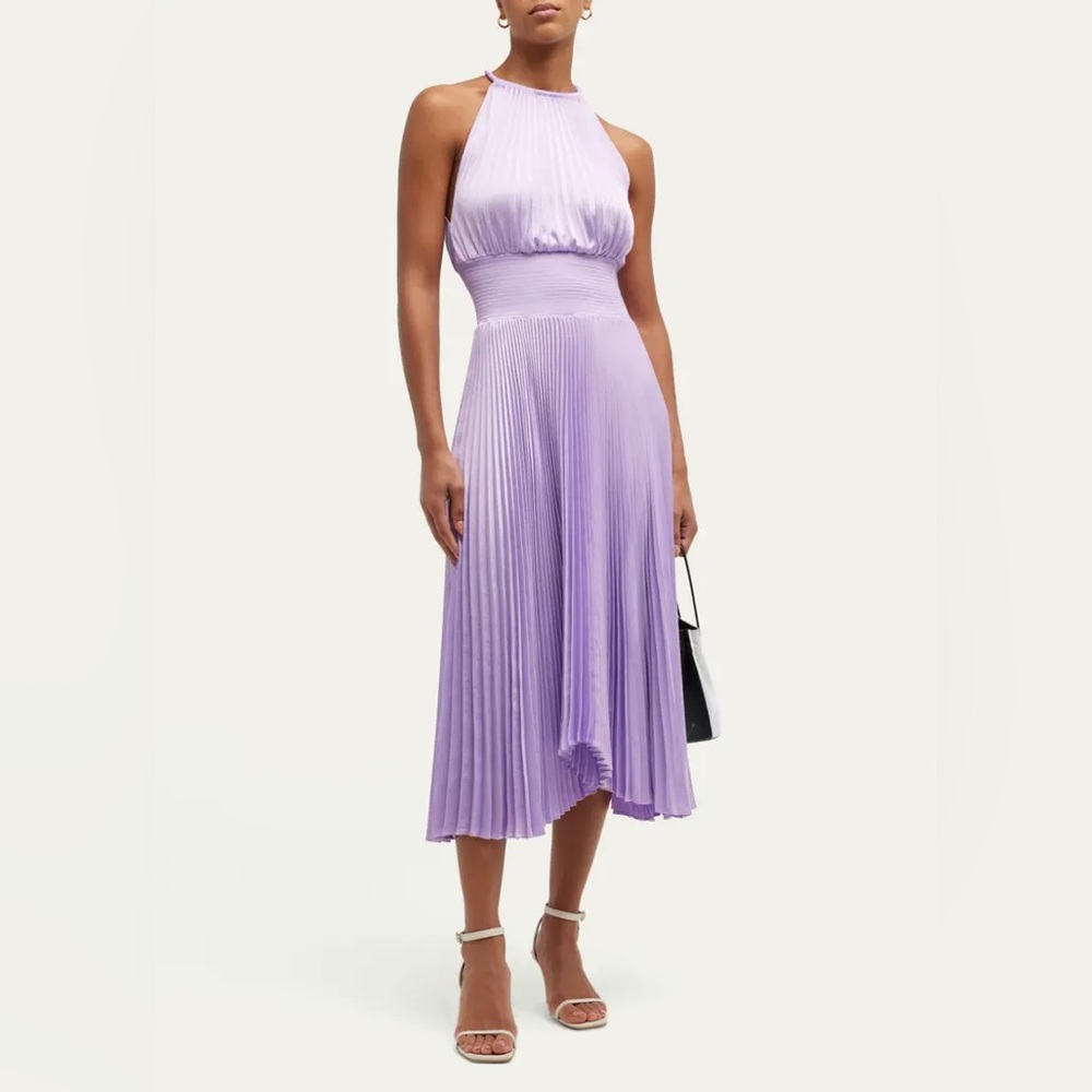 ALC Renzo Pleated Midi Dress